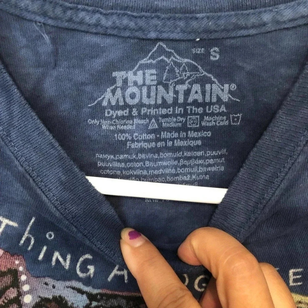 The Mountain graphics tee Unisex Adult Shirt size S - Picture 2 of 3